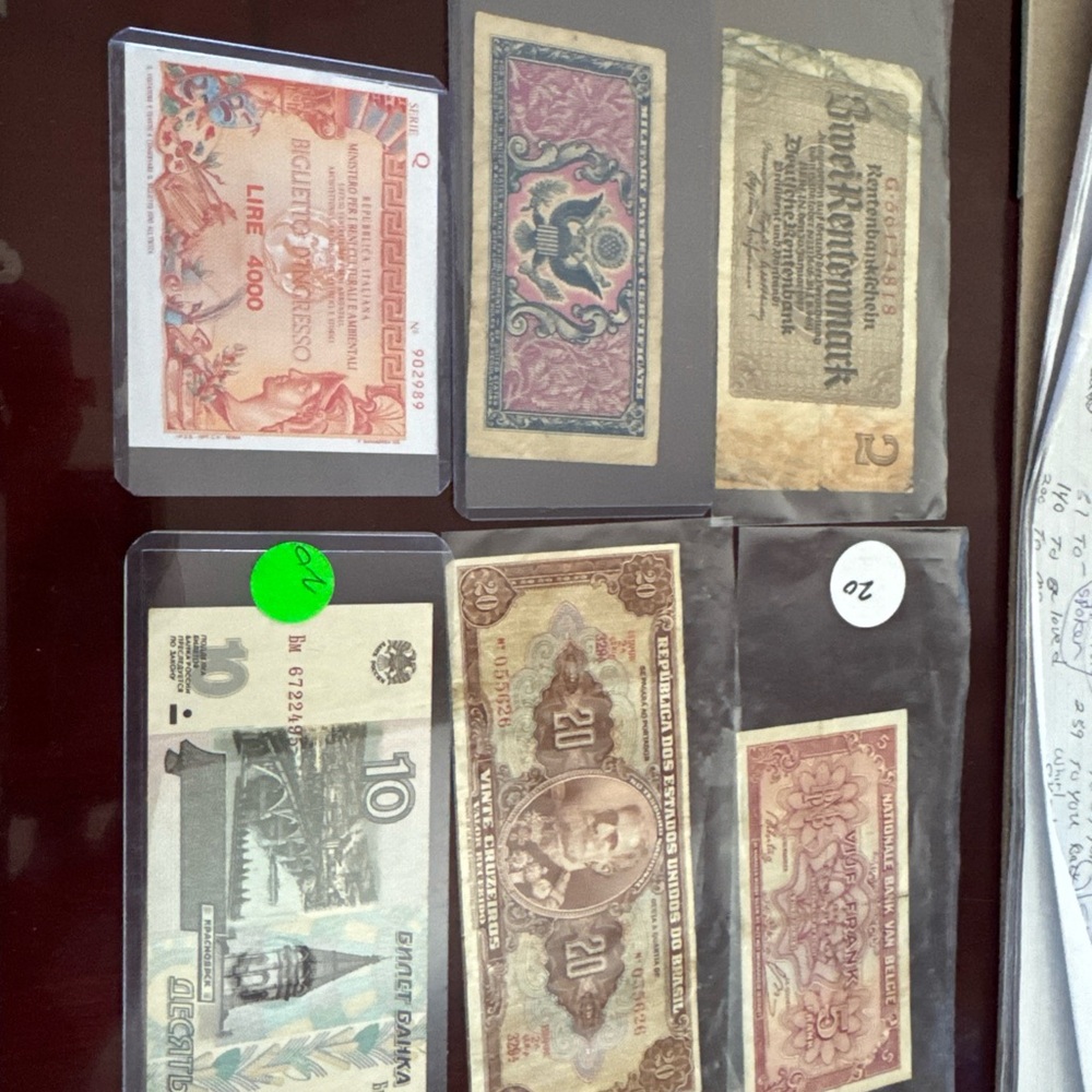 Vintage Currency Collection